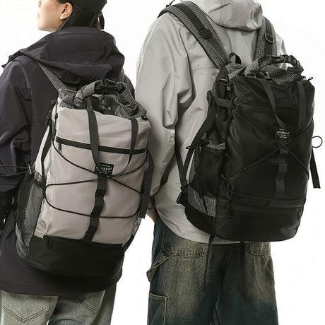 Travel Backpack Four Colors Spacious Compartments Durable Material Comfortable - Green - Size L