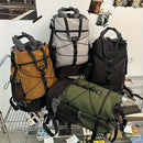 Travel Backpack Four Colors Spacious Compartments Durable Material Comfortable - Gray - Size L