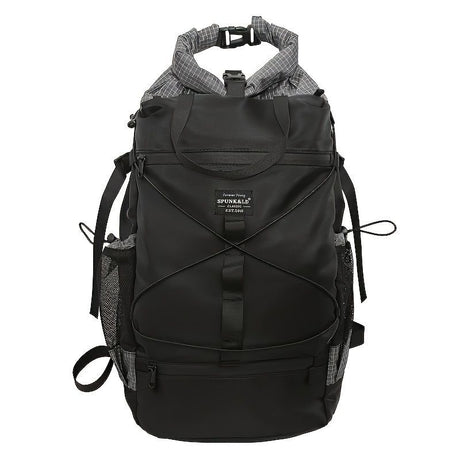 Travel Backpack Four Colors Spacious Compartments Durable Material Comfortable - Khaki - Size L