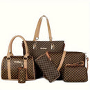 Women'S Handbag Set Large Capacity Tote Bag Shoulder Bag For Women Crossbody - Black - Size 35-13-28