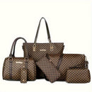Women'S Handbag Set Large Capacity Tote Bag Shoulder Bag For Women Crossbody - Black - Size 35-13-28