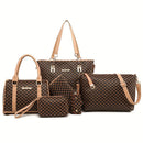 Women'S Handbag Set Large Capacity Tote Bag Shoulder Bag For Women Crossbody - Khaki - Size 35-13-28
