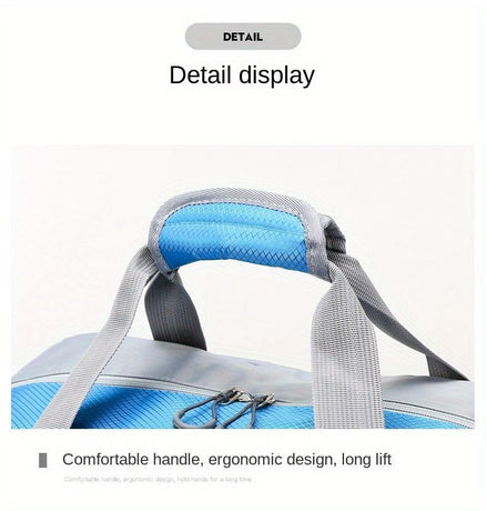 Travel Duffel Bag Multicolor Duffel Durable Travel Bag Spacious Duffel Bag - Gray - Size L