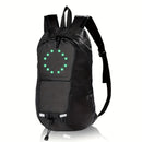 Cycling Backpack Safety Backpack Turn Signal Backpack LED Backpack Australia - Black - Size L