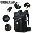 Waterproof Backpack Travel Backpack Taichi Backpack Laptop Backpack Multiple - Black - Size L