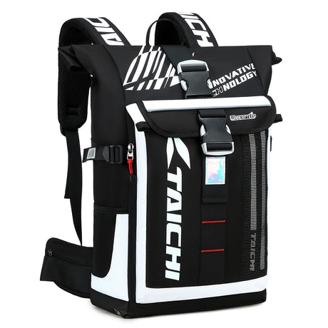 Waterproof Backpack Travel Backpack Taichi Backpack Laptop Backpack Multiple - White - Size L