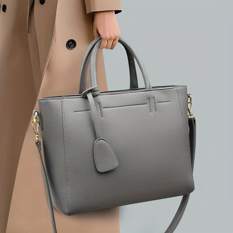 Women'S Tote Briefcase Commuting Bag Handheld Bag Cross-Body Bag Spacious Tote - Khaki - Size 31-11-24