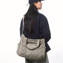 Unisex Bag Cross-Body Bag Shoulder Bag Tote Bag Large Capacity Bag Student Bag - Green - Size 38-14.5-32