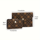 Women'S Handbag Set Monogram Handbag Three-Piece Handbag Set Australian Style - Brown - Size 25-11-19