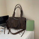 Women'S Travel Tote Bag Brown Travel Bag Stylish Travel Bag Durable Tote - Black - Size M