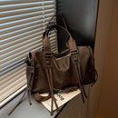 Women'S Travel Tote Bag Brown Travel Bag Stylish Travel Bag Durable Tote - Orange - Size M