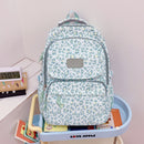 Ladata Backpack Stylish Ladies Backpack Middle School Backpack College Student - Blue - Size 45-30-17