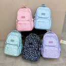Ladata Backpack Stylish Ladies Backpack Middle School Backpack College Student - Green - Size 45-30-17