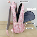 Ladata Backpack Stylish Ladies Backpack Middle School Backpack College Student - Pink - Size 45-30-17