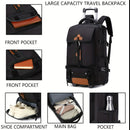 Travel Backpack With Wheels Convertible Backpack Rolling Backpack Australia - Grey - white - Size Routine