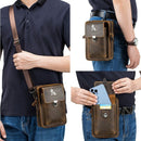 brown Brown Black Leather Cross Body Bag Genuine Leather Bag Travel Bag Daily Use Bag Stylish Bag
