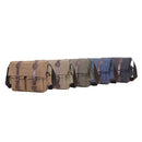Navy Black Blue Canvas Messenger Bag Travel Bag High-Quality Bag Adjustable Strap Multiple