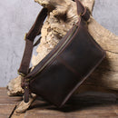 dark coffee color Black Top-Grain Leather Cross-Body Bag Leather Crossbody Bag Australian Leather Bag