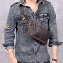 dark coffee color Black Top-Grain Leather Cross-Body Bag Leather Crossbody Bag Australian Leather Bag