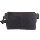 dark coffee color Black Top-Grain Leather Cross-Body Bag Leather Crossbody Bag Australian Leather Bag
