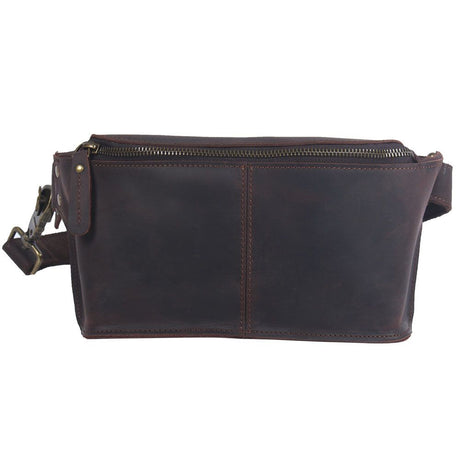 dark coffee color Black Top-Grain Leather Cross-Body Bag Leather Crossbody Bag Australian Leather Bag