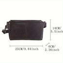 dark coffee color Black Top-Grain Leather Cross-Body Bag Leather Crossbody Bag Australian Leather Bag
