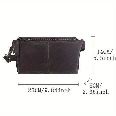 dark coffee color Black Top-Grain Leather Cross-Body Bag Leather Crossbody Bag Australian Leather Bag