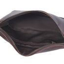dark coffee color Black Top-Grain Leather Cross-Body Bag Leather Crossbody Bag Australian Leather Bag