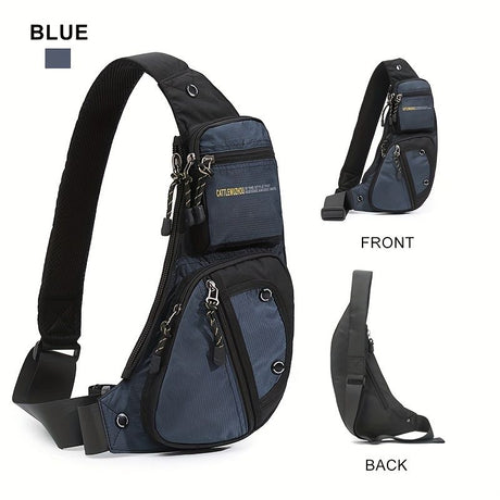 Black Cross-Body Sling Backpack Travel Backpack Grey Backpack Blue Backpack Black