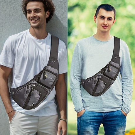 Black Cross-Body Sling Backpack Travel Backpack Grey Backpack Blue Backpack Black