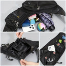 Black Cross-Body Sling Backpack Travel Backpack Grey Backpack Blue Backpack Black