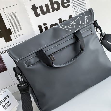Gray Black Cross-Body Backpack Travel Backpack Fashionable Backpack High-Quality Backpack