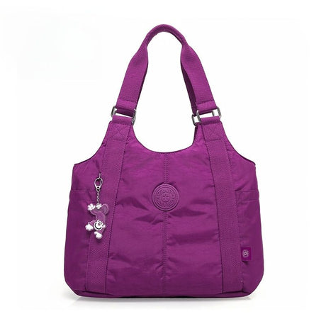 purplish red Brown Purple Travel Tote Bag Travel Accessories Spacious Tote Durable Bag Travel Bag