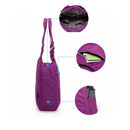 purplish red Brown Purple Travel Tote Bag Travel Accessories Spacious Tote Durable Bag Travel Bag