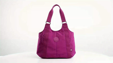 purplish red Brown Purple Travel Tote Bag Travel Accessories Spacious Tote Durable Bag Travel Bag