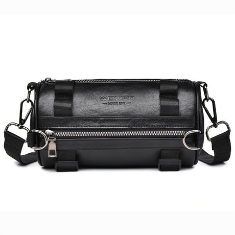 Black Brown Unisex Cross Body Bag Travel Bag Durable Bag Adjustable Strap Bag Multiple