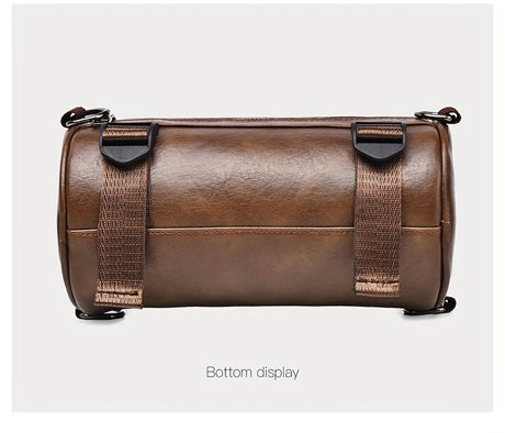 Black Brown Unisex Cross Body Bag Travel Bag Durable Bag Adjustable Strap Bag Multiple