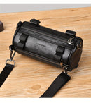 Black Brown Unisex Cross Body Bag Travel Bag Durable Bag Adjustable Strap Bag Multiple