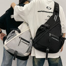White Brown Sling Backpack Travel Backpack High-Quality Backpack Trendy Backpack Organized