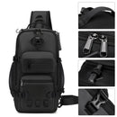 Black Burgundy Anti-Theft Backpack Waterproof Sling Bag Travel Backpack Australia Daypack For