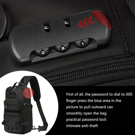 Black Burgundy Anti-Theft Backpack Waterproof Sling Bag Travel Backpack Australia Daypack For
