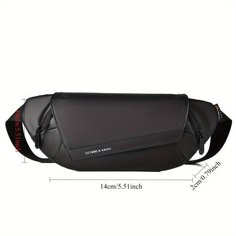 Black Gray Magnetic Closure Backpack Sling Bag Travel Backpack Daypack Crossbody Bag