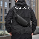 Black Gray Magnetic Closure Backpack Sling Bag Travel Backpack Daypack Crossbody Bag