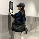 Black Gray Cross Body Bag Travel Bag Trendy Bag Hanging Accessory Durable Bag Spacious Bag