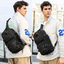 Gray Anti-Theft Backpack Waterproof Backpack Sling Backpack Travel Backpack