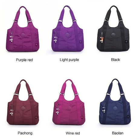Burgundy purplish red Wine Red Travel Bag One-Shoulder Bag Large Capacity Bag Leisure Travel Bag