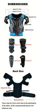 Kids Cycling Armor Cycling Protection Children'S Cycling Gear Chest Guard For - Black - Size L