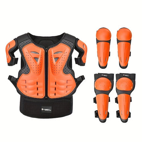 Kids Cycling Armor Cycling Protection Children'S Cycling Gear Chest Guard For - Blue - Size L
