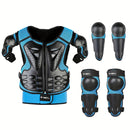 Kids Cycling Armor Cycling Protection Children'S Cycling Gear Chest Guard For - Blue - Size L