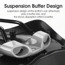 Mountain Bike Saddle Bike Parts Mountain Biking Ergonomic Bike Seat Durable - Black - Size L